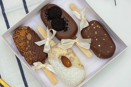 Чизкейки на палочке