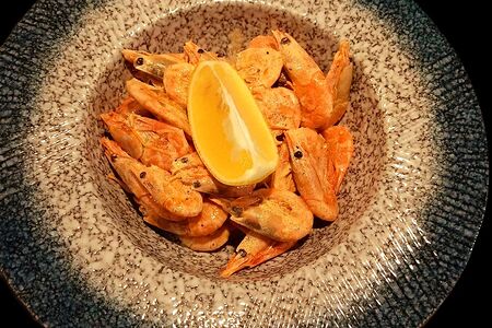 Креветки жареные