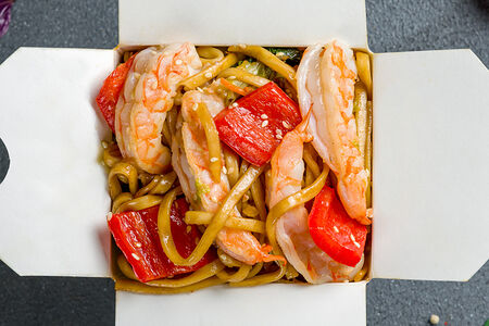 Вок с Креветками Яичная