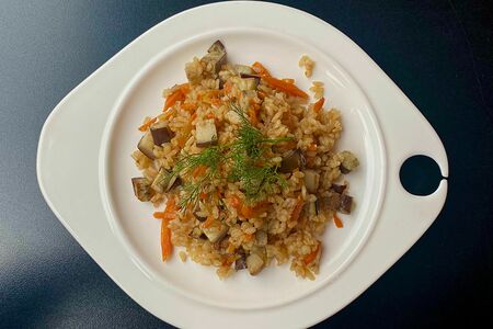 Плов с грибами