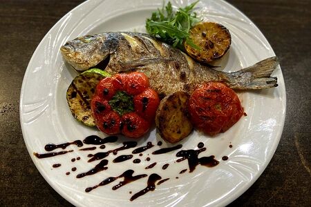 Дорадо на гриле