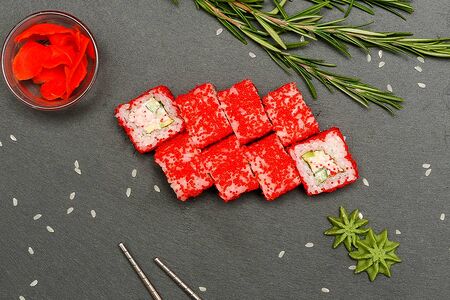 Ролл Калифорния с крабом