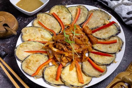 Пулькоги с баклажанами