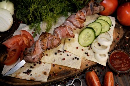 Шашлык из cвинoй шеи