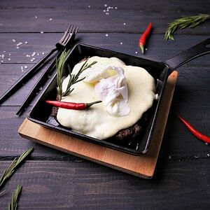 Бифштекс из мраморной говядины