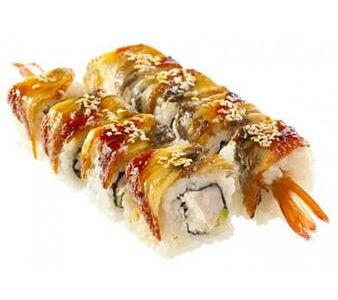 Ролл Канада с креветкой