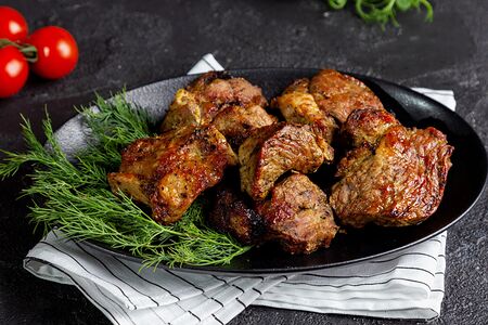 Шашлык из cвинoй шеи