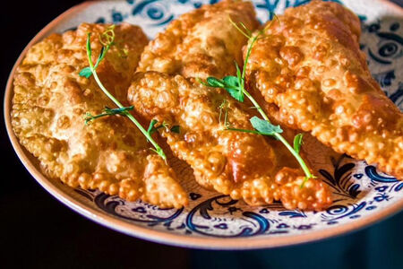 Мини-чебуречки с говядиной