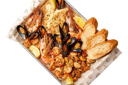 Большой микс морепродуктов от Каспийки