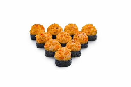 Запеченный острый с тигровыми креветками