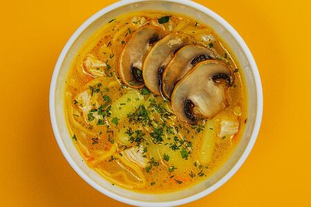 Лапша суп с грибами