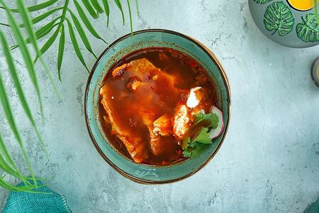 Чили кон кесо с начос и моцареллой