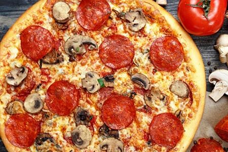 Пепперони с грибами