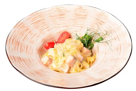 Паста с семгой