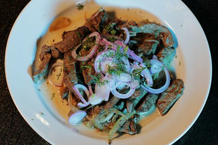 Печень говяжья