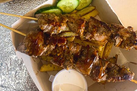 Шашлык из свинины на гриле