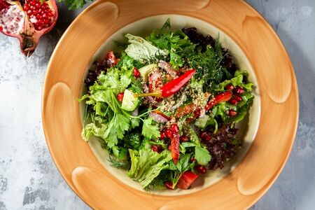 Овощной салат по-грузински