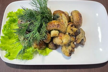 Шампиньоны гриль