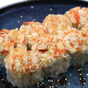 Запеченный ролл с креветкой 8 шт