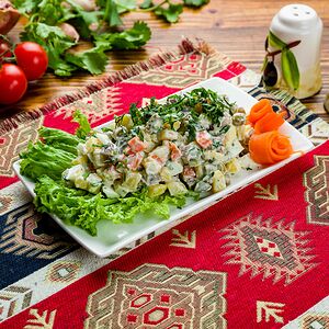 Оливье с индейкой