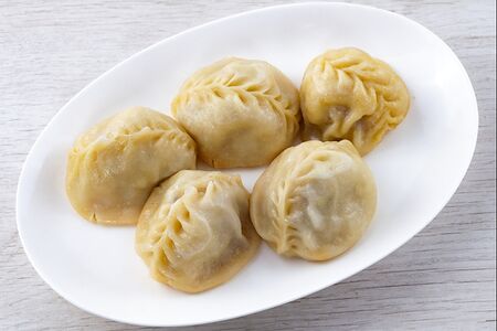 Манты с мясом