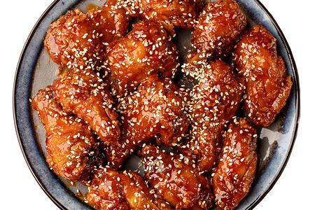 Крылышки в кисло-сладком соусе S