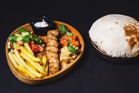 Ливанский кебаб из креветки