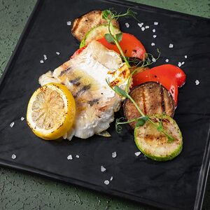 Судак на гриле