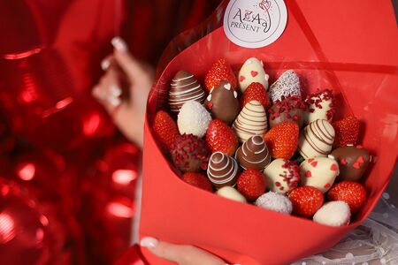 Клубничный букет Флоренция