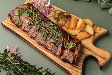 Свиные ребрышки барбекю