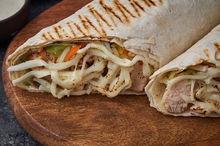 Шаверма сырная Xxl с шашлыком из свинины