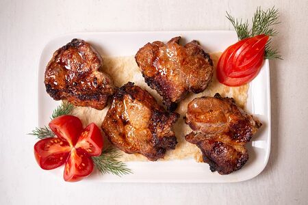 Шашлык из свининой шейки