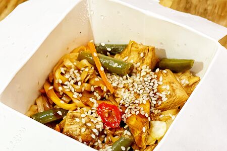 Удон с морепродуктами