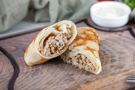 Блинчик с мясом