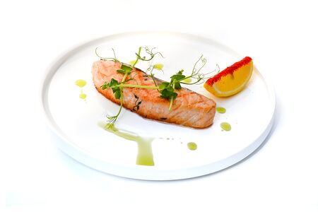 Стейк лосося