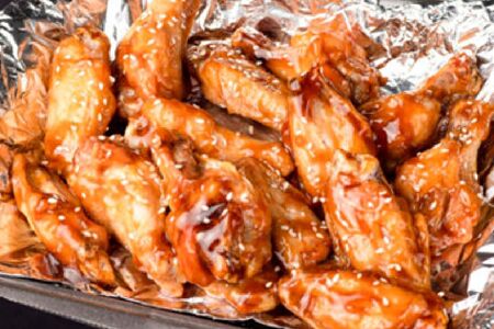 Куриные крылышки в соусе терияки