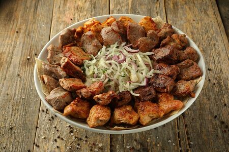 Ассорти шашлыка из мякоти