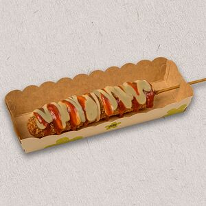 Դասական քորն-դոգ մոցարելայով