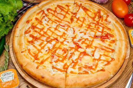 С курицей большая