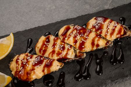 Запеченные мидии