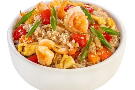 Тяхан с креветкой