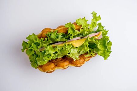 Вафля Ветчина и сыр