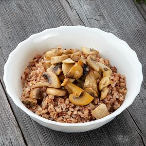 Гречка с грибами