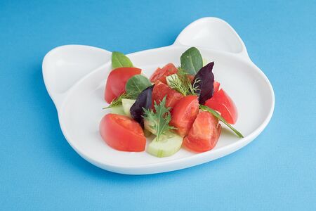 Детский овощной салат