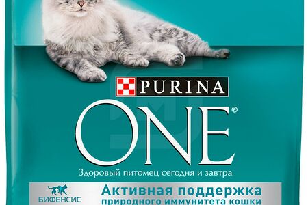 Purina one Корм для кошек стерилизованных лосось- пшеница