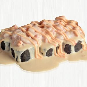 Сливочный ролл с коктейльной креветкой