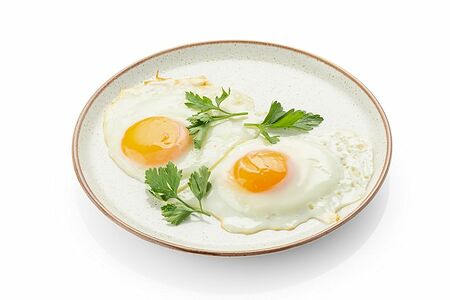 Глазунья из двух яиц