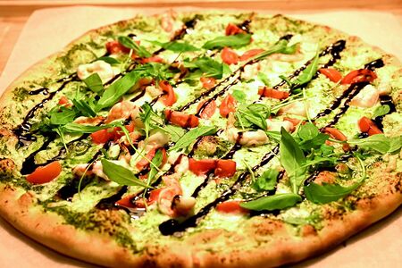 Пицца с Креветками