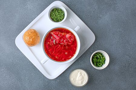 Борщ с говядиной