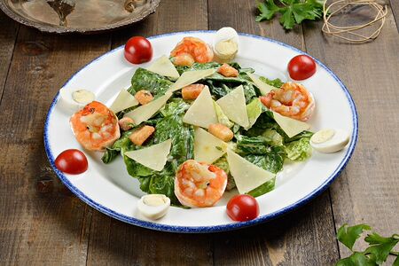 Цезарь с креветками